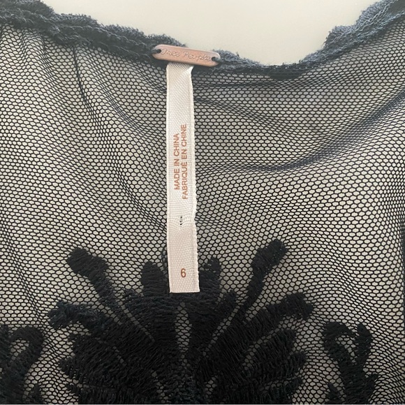 Free People Black Lace Dress EUC - Picture 5 of 6